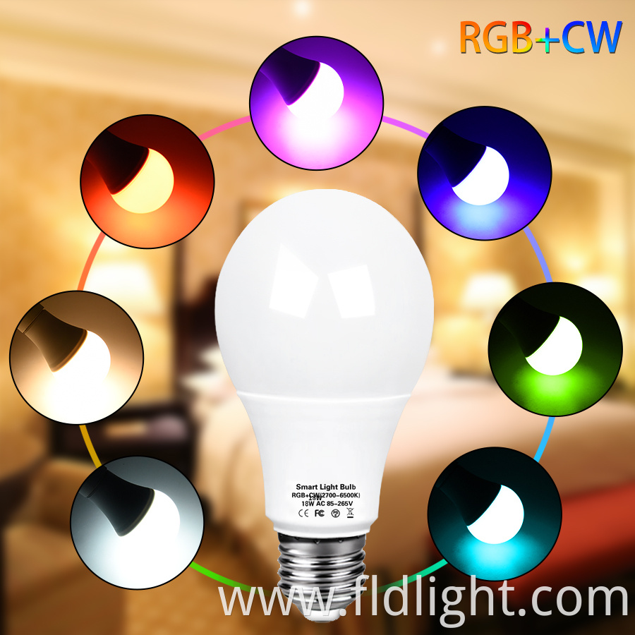  RGBCW Light 12W 15W Alexa For Home